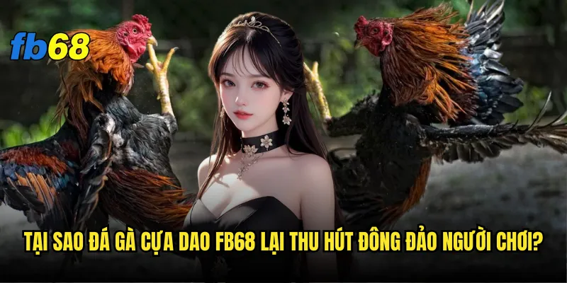 Đá gà cựa dao fb68 nguy hiểm như thế nào? 3 Tại sao đá gà cựa dao fb68 lại thu hút đông đảo người chơi?