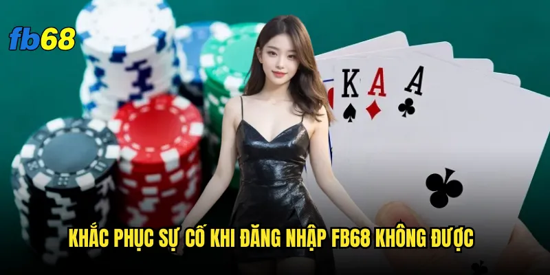 Đăng nhập fb68 gặp lỗi thì xử lý như thế nào? 3 Khắc phục sự cố khi đăng nhập fb68 không được